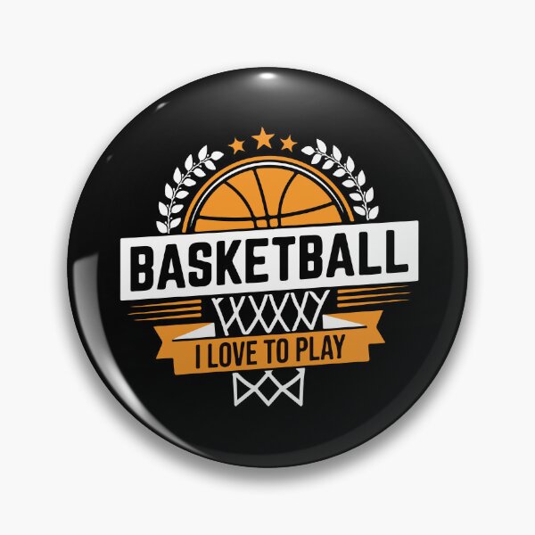 Item preview, Basketball I Love To Play Retro Emblem designed and sold by BrownHorse90s.