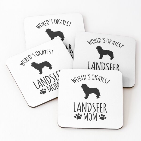 Item preview, Worlds Okayest Landseer Mom - Dog Mom designed and sold by kindxinn.