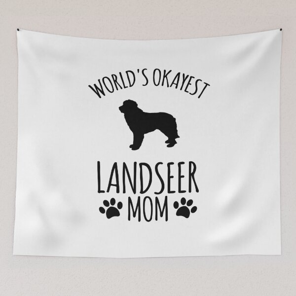 Item preview, Worlds Okayest Landseer Mom - Dog Mom designed and sold by kindxinn.
