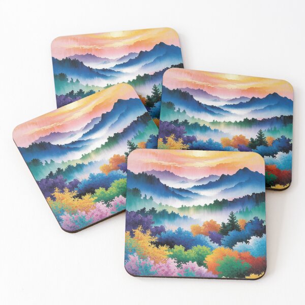 Item preview, Radiant Horizon Through the Colorful Forest designed and sold by NatArtSA.