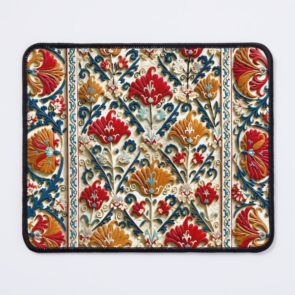 Item preview, Bokhara Nim Suzani Uzbekistan Embroidery  designed and sold by Vicky Brago-Mitchell®.