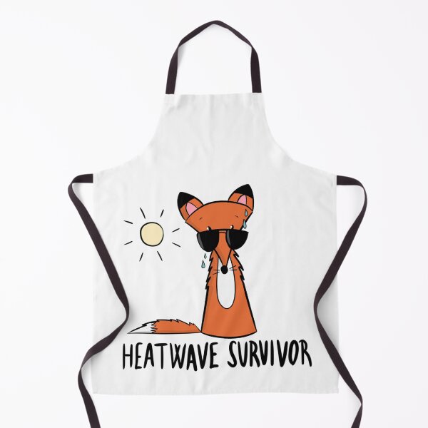 Item preview, Funny Heatwave Survivor Sweating Fox Summer designed and sold by DesignFreakArt.