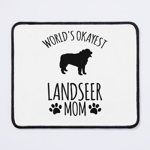 Item preview, Worlds Okayest Landseer Mom - Dog Mom designed and sold by kindxinn.