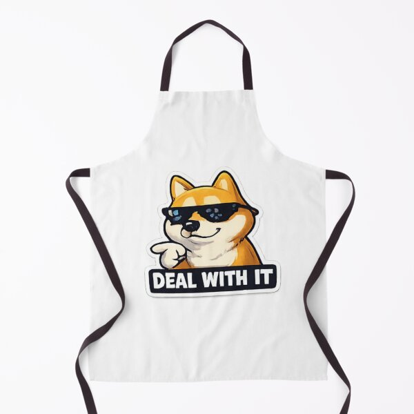 Item preview, Deal With It Dog Sticker | Cool Meme Sunglasses Design designed and sold by Jyotisima8929.