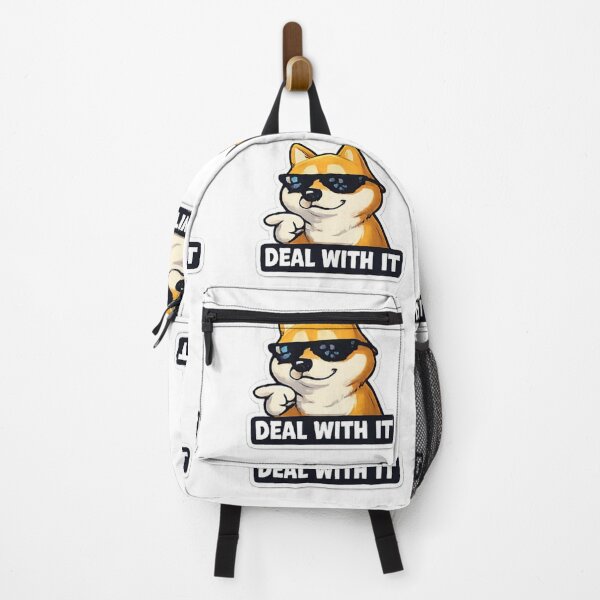 Item preview, Deal With It Dog Sticker | Cool Meme Sunglasses Design designed and sold by Jyotisima8929.