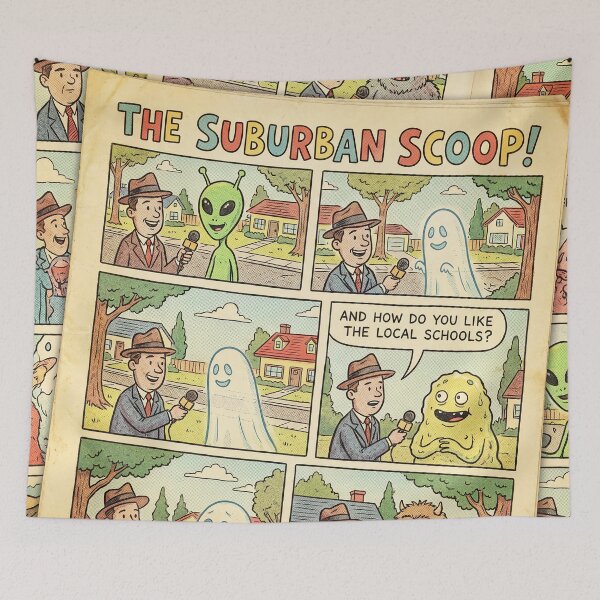 Item preview, Tonight’s Weird News designed and sold by DreamCapsules.