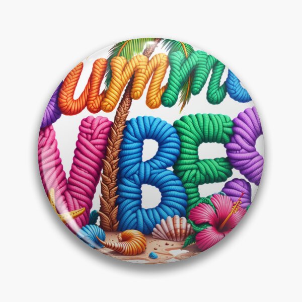 Item preview, Faux Yarn Summer Vibes Tropical Beach designed and sold by Eiwaprints.