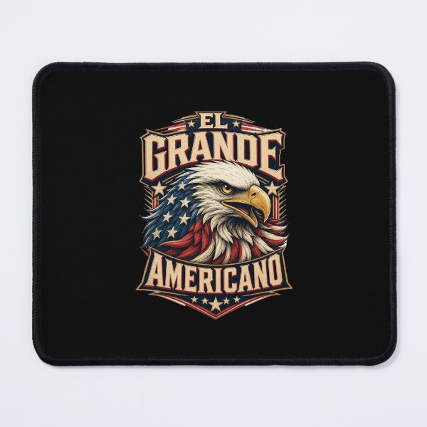 Item preview, El Grande Americano Patriotic Eagle Vintage Badge designed and sold by Threadnovax.