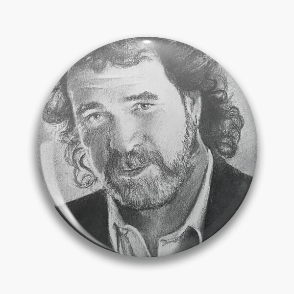 Item preview, Redbubble Title: Finbar Furey Pencil Portrait Print | Irish Folk Music Art designed and sold by ConorKeeganArt.