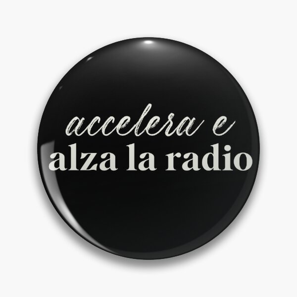 Aperçu de l'œuvre Accelera e alza la radio créée et vendue par SpilloDesign.