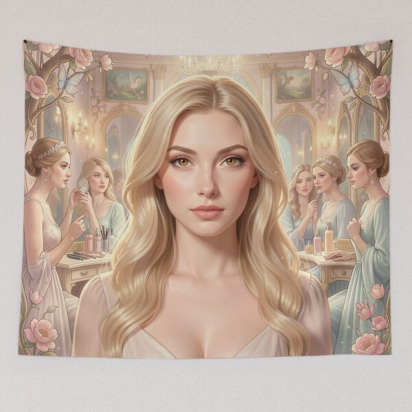 Item preview, Vintage Coquette Floral Sanctuary designed and sold by TaBogroupsRed.