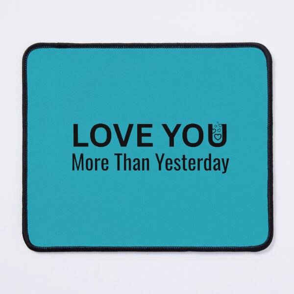 Item preview, Love You More Than Yesterday Minimal Love Quote Design ❤️ designed and sold by amarprints.