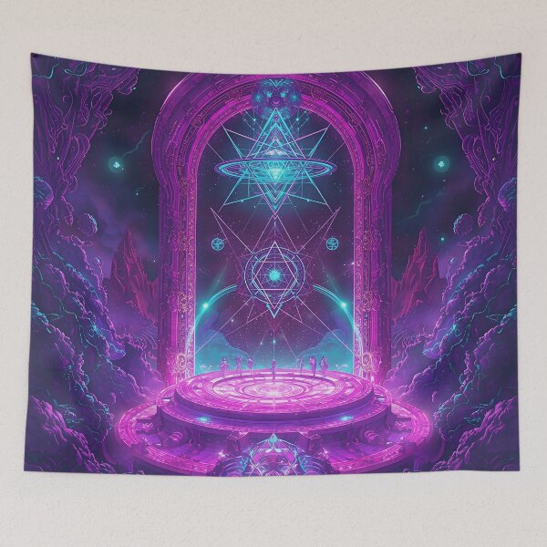 Item preview, Cosmic Psy Portal – Neon Dimension Gate 2 designed and sold by RH Design Lab.