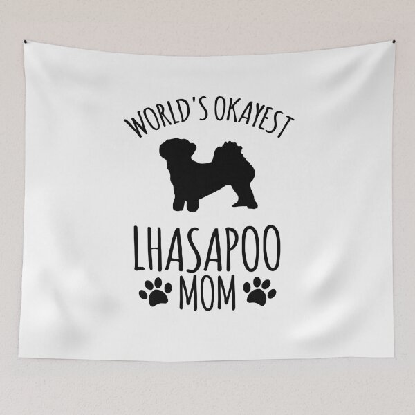 Item preview, Worlds Okayest Lhasapoo Mom - Dog Mom designed and sold by kindxinn.