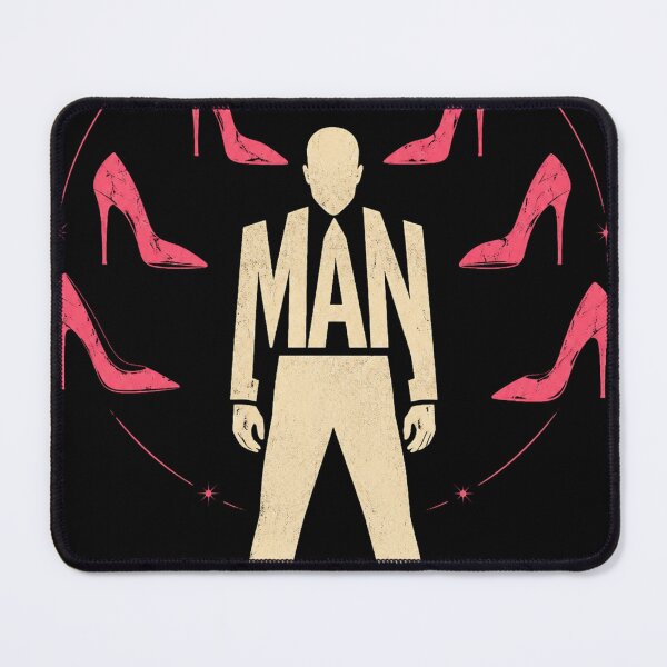 Item preview, Man vs High Heels, Redpilled Feminist Fashion designed and sold by FocusedPatterns.
