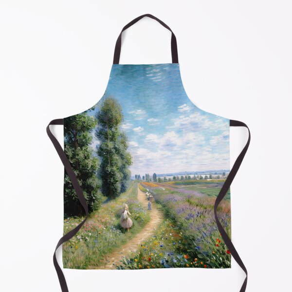 Item preview, Sunlit Meadow with Poplars: Impression of Rural Light, Color, and Harmony designed and sold by artdesignsnow.