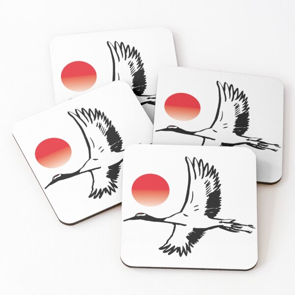 Item preview, Rising Sun Eagle Silhouette – Japanese Minimalist Nature Art designed and sold by vekotpu.