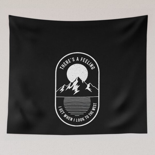 Item preview, There's a feeling I get when I look to the west #1246 designed and sold by aztra-art.