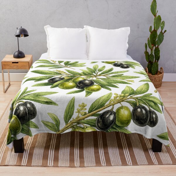 Item preview, Olive Branch Pattern – Mediterranean Botanical Design designed and sold by Seculinator.