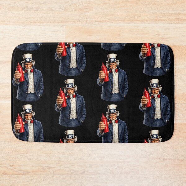 Item preview, Funny Ketchup Lover Uncle Sam Patriotic Condiment Humor Design designed and sold by TheTrendsDesk.