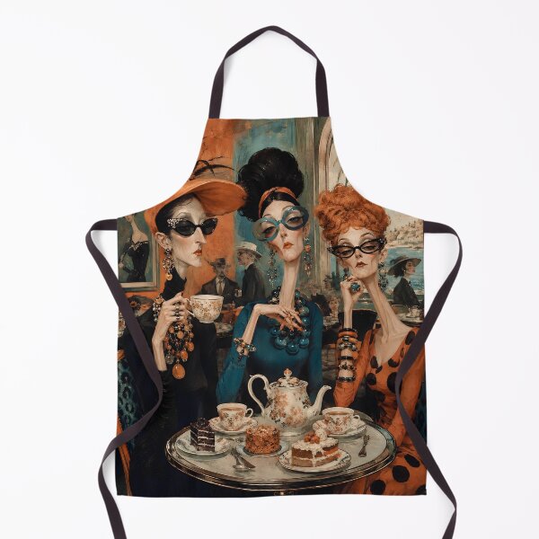 Item preview, Afternoon Elegance | Ladies at a Parisian Café Tea Party designed and sold by Vibranta Studio.