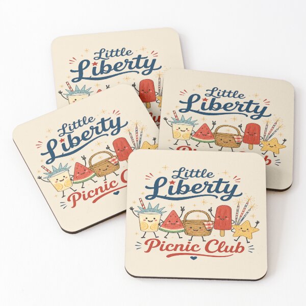 Item preview, Little Liberty Picnic Club Cute Patriotic Tee designed and sold by POD DYNASTY.