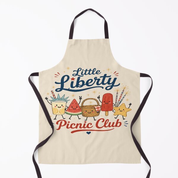 Item preview, Little Liberty Picnic Club Cute Patriotic Tee designed and sold by POD DYNASTY.