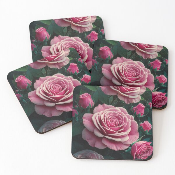 Item preview, Blush Pink Roses in Bloom - Romantic Floral Art designed and sold by NatArtSA.