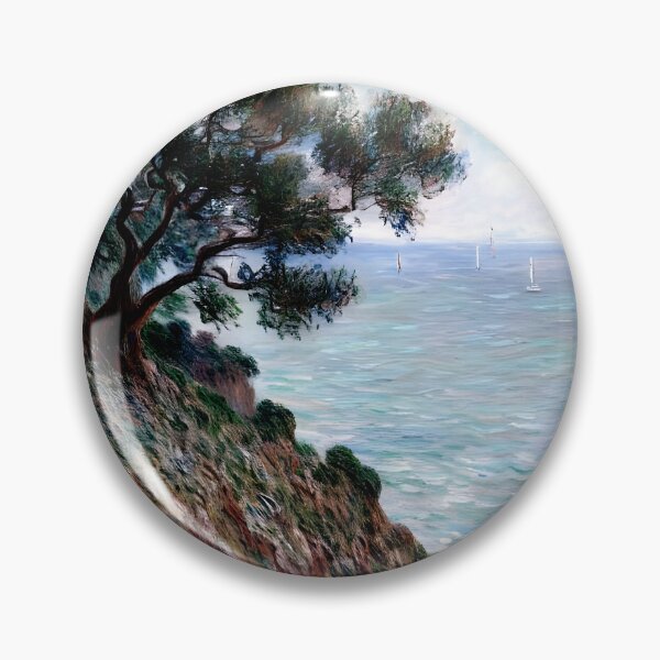 Item preview, Mediterranean Coast on a Grey Day: Impression of Sea, Sky, and Atmospheric Light  designed and sold by artdesignsnow.