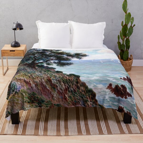 Item preview, Mediterranean Coast on a Grey Day: Impression of Sea, Sky, and Atmospheric Light  designed and sold by artdesignsnow.