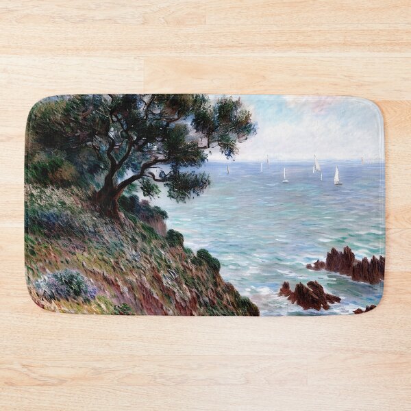 Item preview, Mediterranean Coast on a Grey Day: Impression of Sea, Sky, and Atmospheric Light  designed and sold by artdesignsnow.