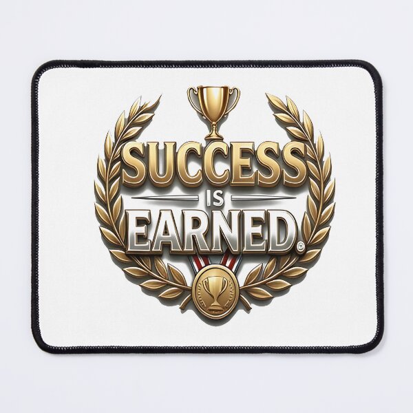 Item preview, Success is Earned designed and sold by AestheticPrintStudio.