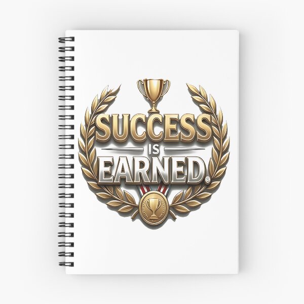 Item preview, Success is Earned designed and sold by AestheticPrintStudio.
