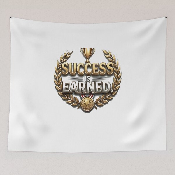 Item preview, Success is Earned designed and sold by AestheticPrintStudio.