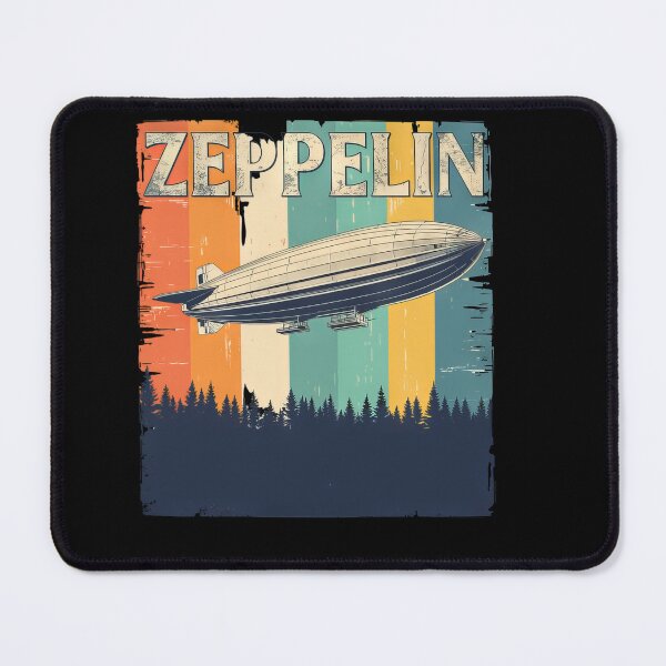 Item preview, Retro Zeppelin 70s 80s Dirigible Airship Vintage #8897 designed and sold by aztra-art.