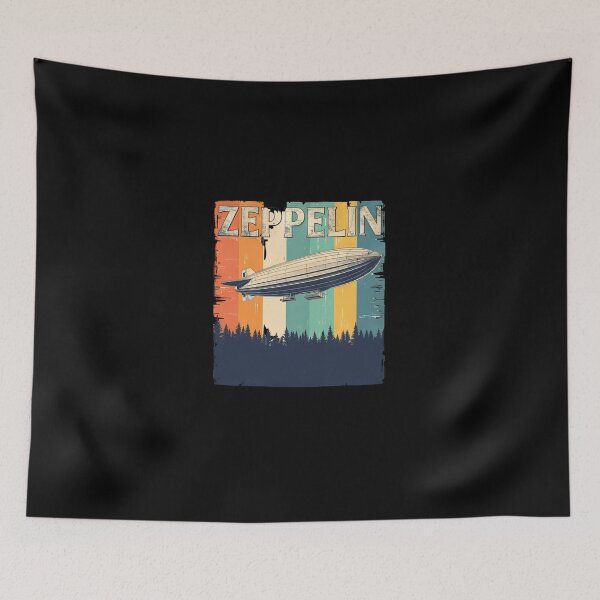 Item preview, Retro Zeppelin 70s 80s Dirigible Airship Vintage #8897 designed and sold by aztra-art.