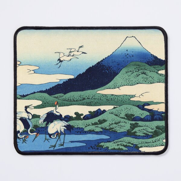 Item preview, Hokusai: Cranes and Mount Fuji - Thirty-Six Views of Mount Fuji designed and sold by vekotpu.