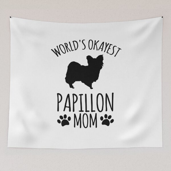 Item preview, Worlds Okayest Papillon Mom - Dog Mom designed and sold by kindxinn.
