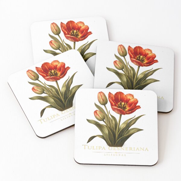 Item preview, Tulip Flower Botanical Illustration | Spring Floral Garden Design designed and sold by GGAUL.