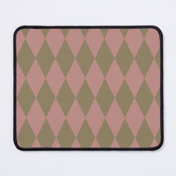 Item preview,  Olive Green And Pink Rosewood Harlequin Diamond  designed and sold by PatternTitan.