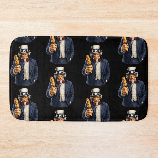Item preview, Funny Corn Dog Lover Uncle Sam Patriotic Fair Food Humor Design designed and sold by TheTrendsDesk.