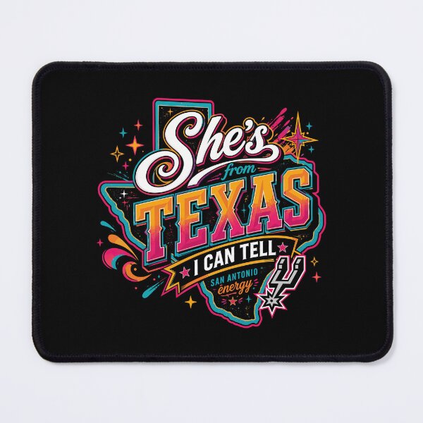 Item preview, San Antonio She's from Texas I Can Tell designed and sold by FlowWorldSide.