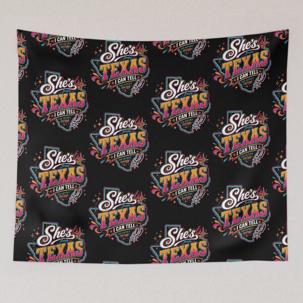 Item preview, San Antonio She's from Texas I Can Tell designed and sold by FlowWorldSide.