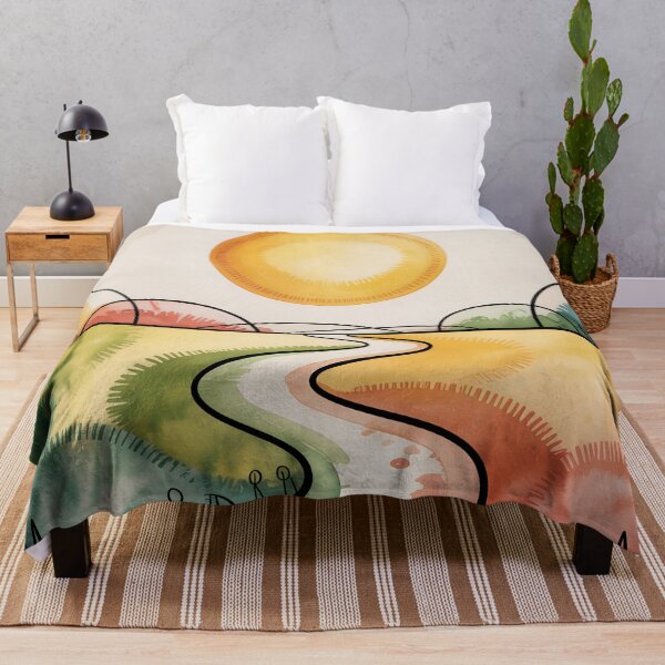 Item preview, Symbolic Sun & Path Landscape – Paul Klee Inspired Abstract Print designed and sold by Tamas Das.
