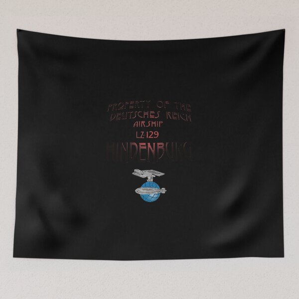 Item preview, Vintage Hindenburg German Zeppelin Travel Agency - Retro Aviation Art #4220 designed and sold by aztra-art.