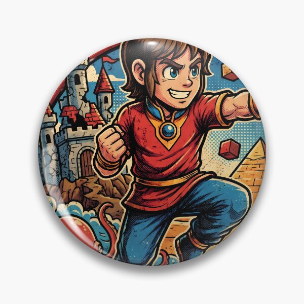 Item preview, Alex Kidd Alex Kidd Gaming Graphic Tee designed and sold by Senpaiwaves.