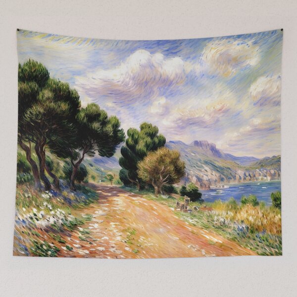 Item preview, Meton Viewed from Cap Martin: Impression of Mediterranean Coastline, Light, and Atmosphere designed and sold by artdesignsnow.