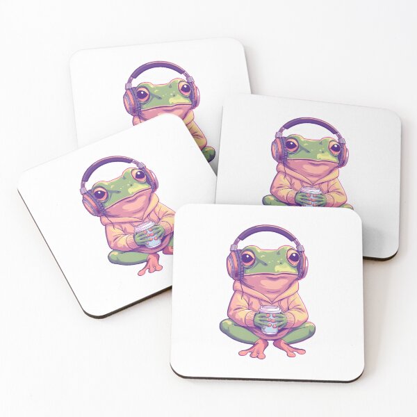 Item preview, Chill frog sticker designed and sold by NRYArt.
