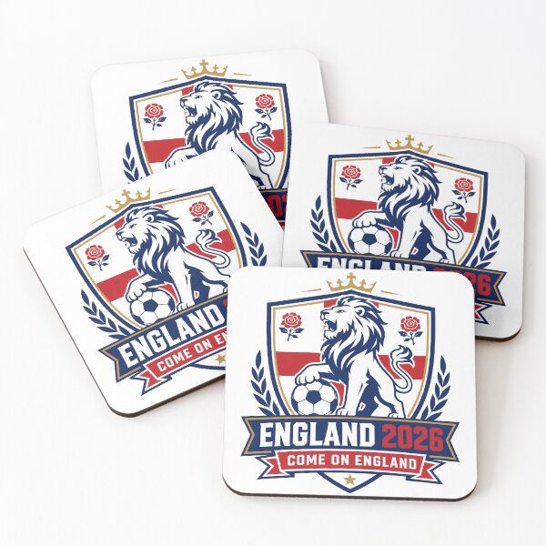 Item preview, England 2026 Lion Football Team designed and sold by RedCircleArt.