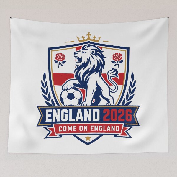 Item preview, England 2026 Lion Football Team designed and sold by RedCircleArt.
